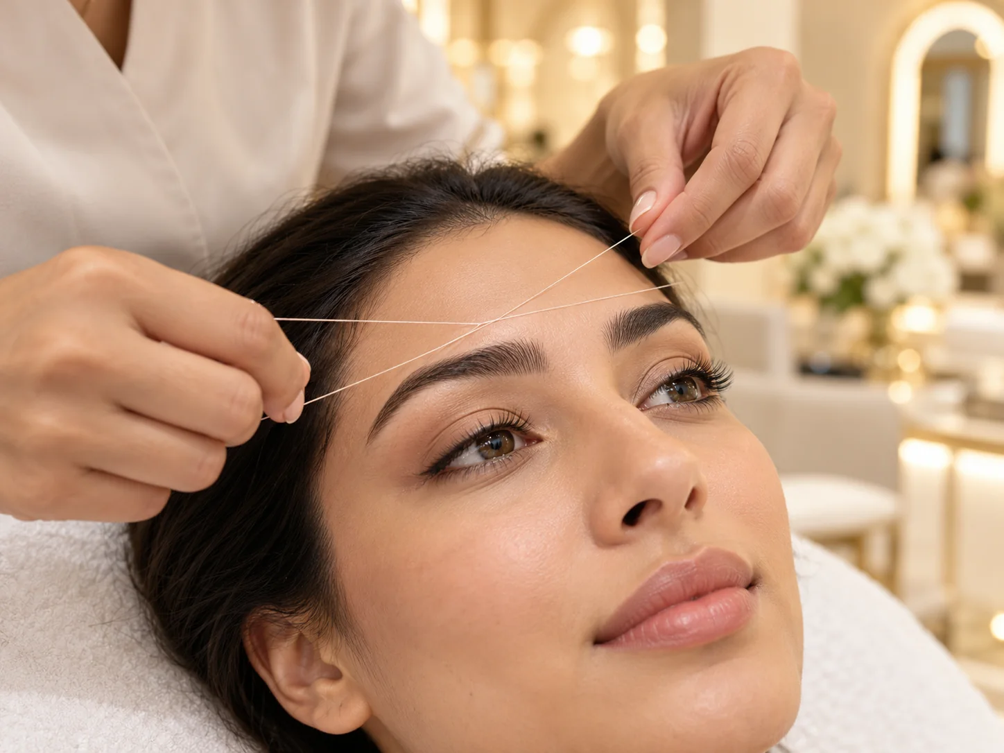 Eyebrow Threading service at Queen Threading in Escondido