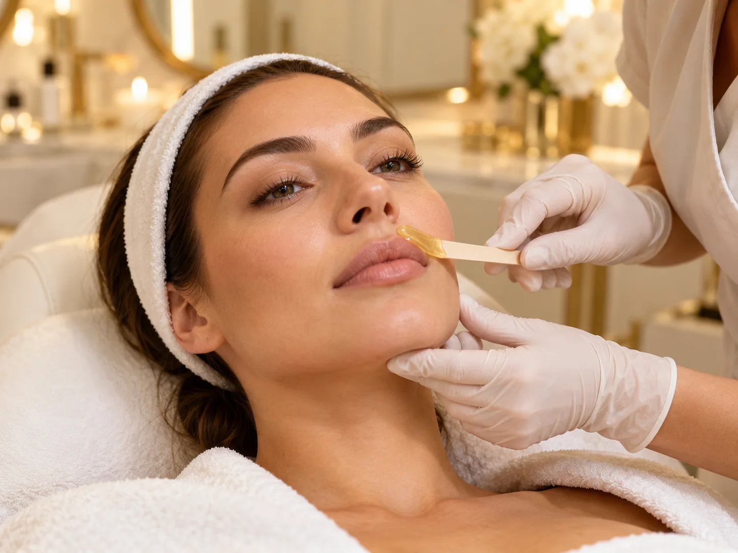 Facial Waxing service at Queen Threading in Escondido
