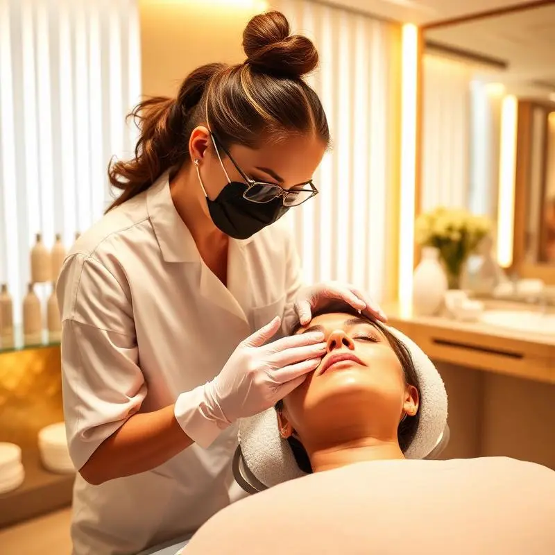 Professional waxing service at Queen Threading